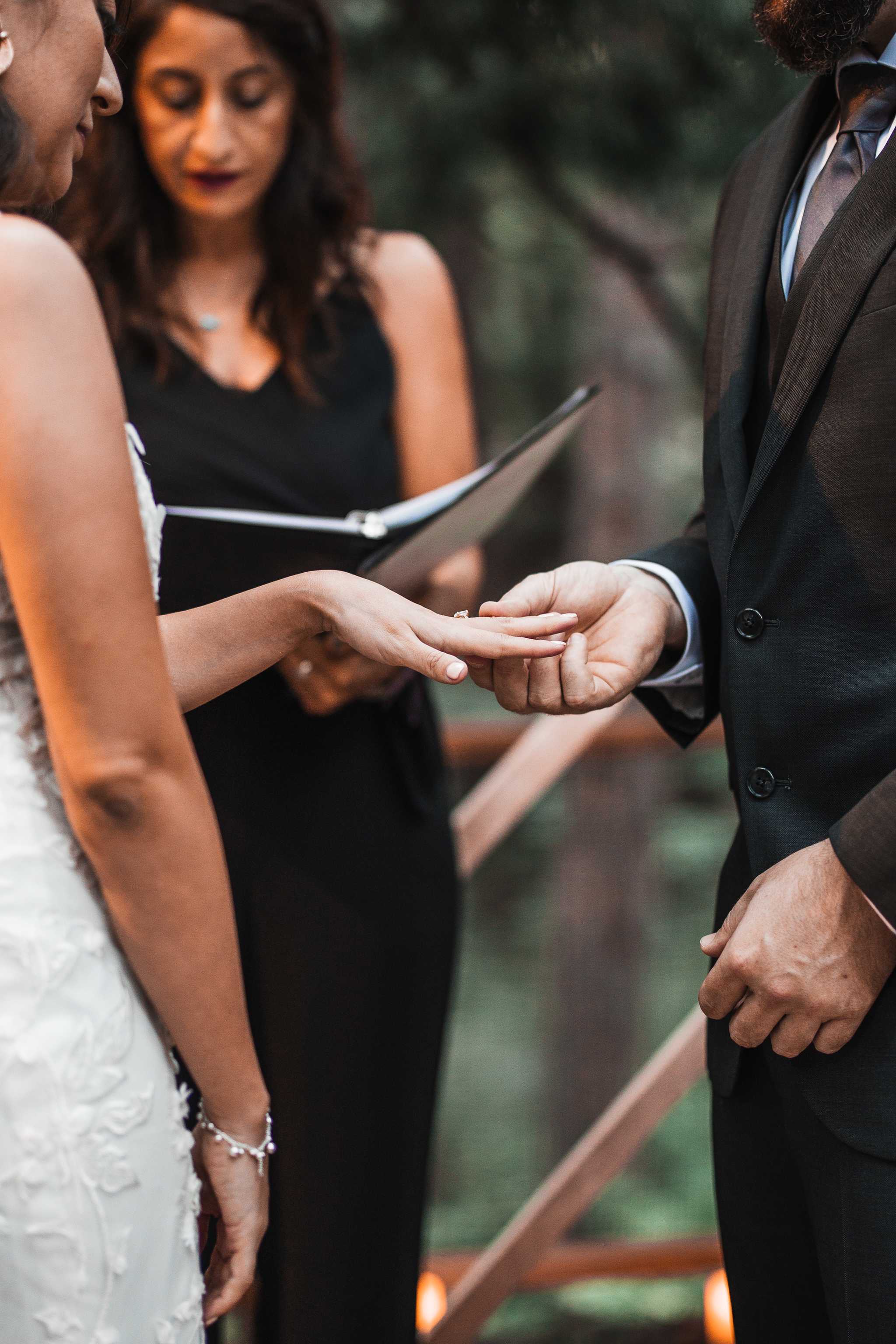 Erika's and Ken's Ceremony, Idyllwild, California