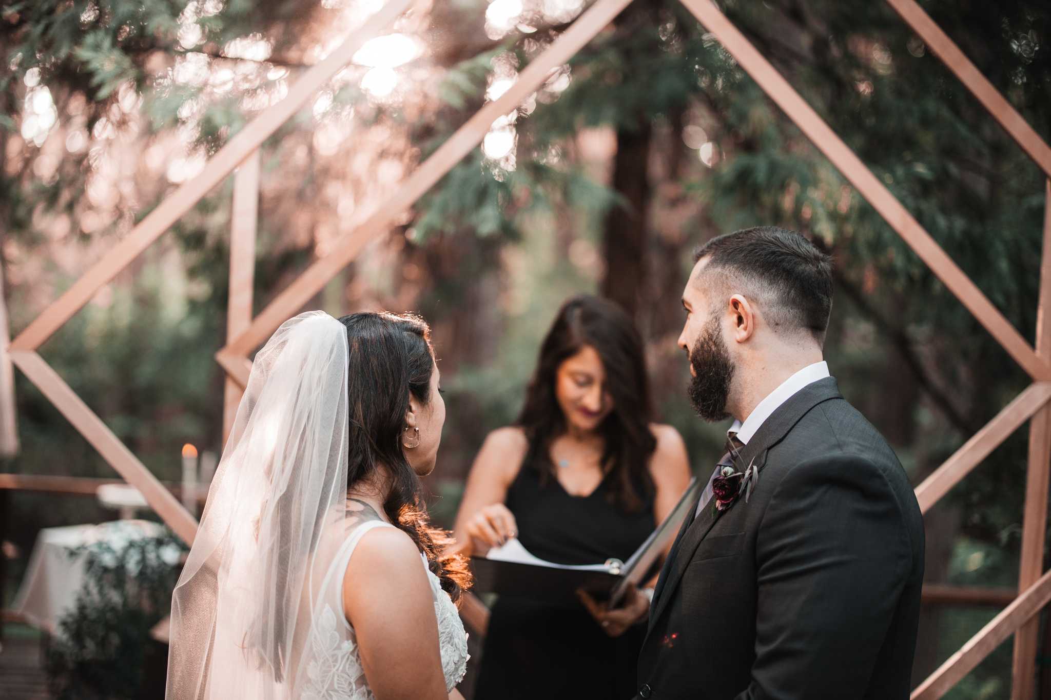 Erika's and Ken's Ceremony, Idyllwild, California